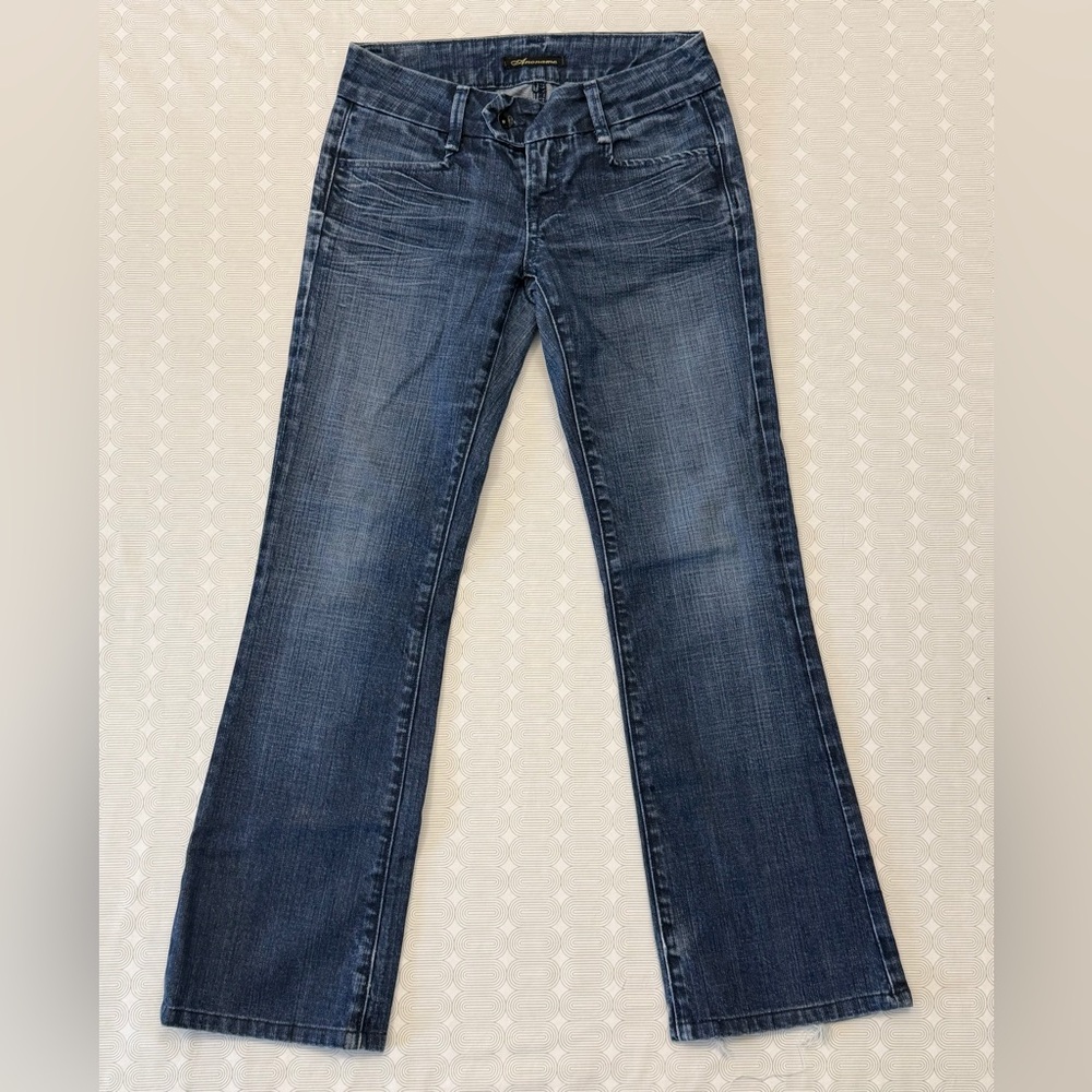 Anoname Dark Blue Flare Jeans
